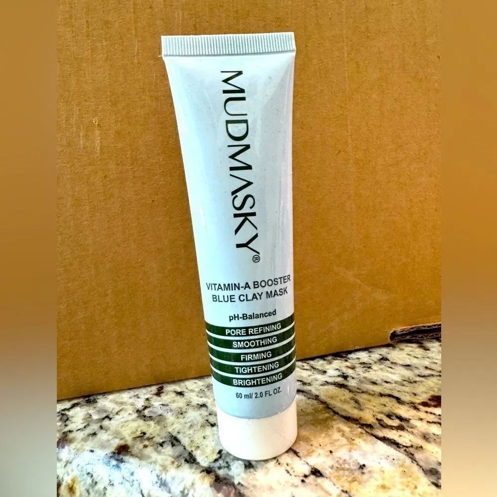 MUDMASKY Vitamin-A Booster French Clay Mask pore refining smoothing firming